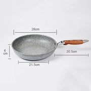 ChefPro™ Stone-Coated Non-Stick Wok Pan — 28cm Induction-Ready Skillet