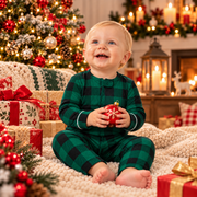 Christmas Family Matching Pajamas — Classic Holiday Plaid