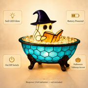 Ghost Bubble Bath LED Accent Lamp — Cozy Halloween Glow