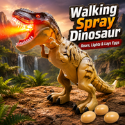 Walking Spray Dinosaur Toy — Roars, Lights & Lays Eggs