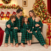 Christmas Family Matching Pajamas — Classic Holiday Plaid