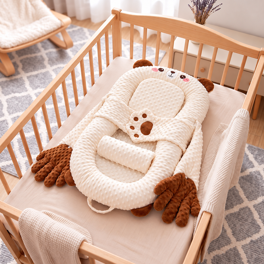 CozyPat™ Automatic Patting Baby Lounger with 15° Anti-Reflux Pillow