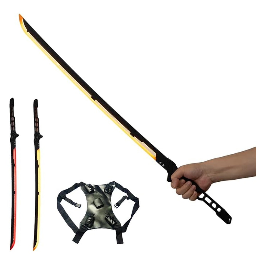 Rechargeable LED Cosplay Sword — 31.3″ Light-Up Prop