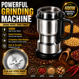 GrindPro™ Stainless Steel Electric Coffee & Spice Grinder