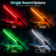 Rechargeable LED Cosplay Sword — 31.3″ Light-Up Prop