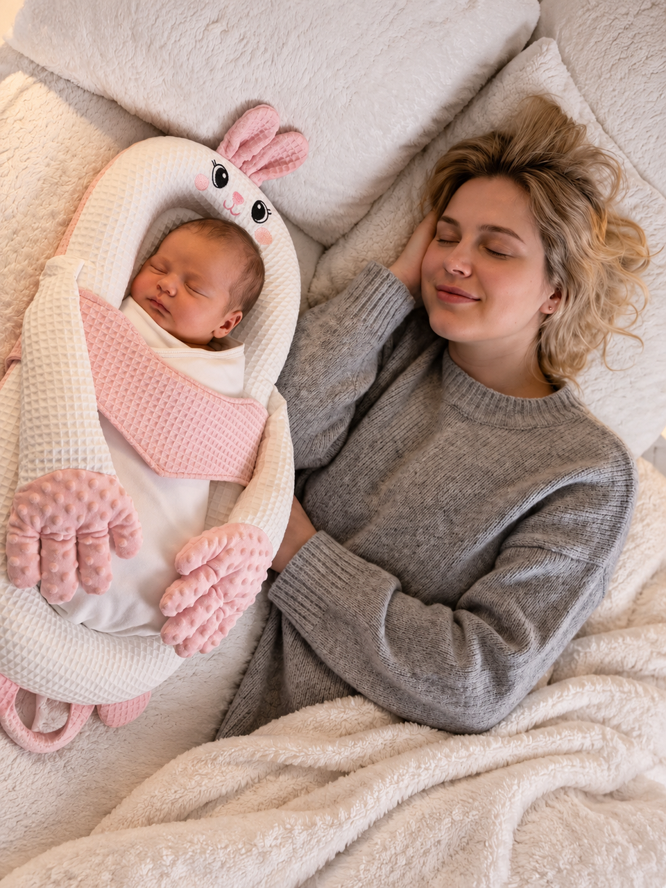 CozyPat™ Automatic Patting Baby Lounger with 15° Anti-Reflux Pillow